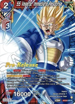 SS Vegeta, Immediate Response [Pre-Release]
