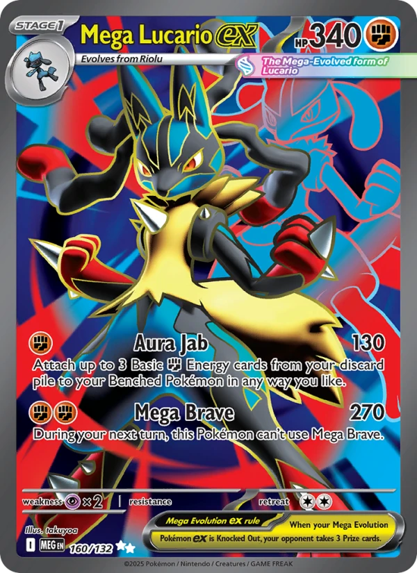 Mega Lucario Ex #160